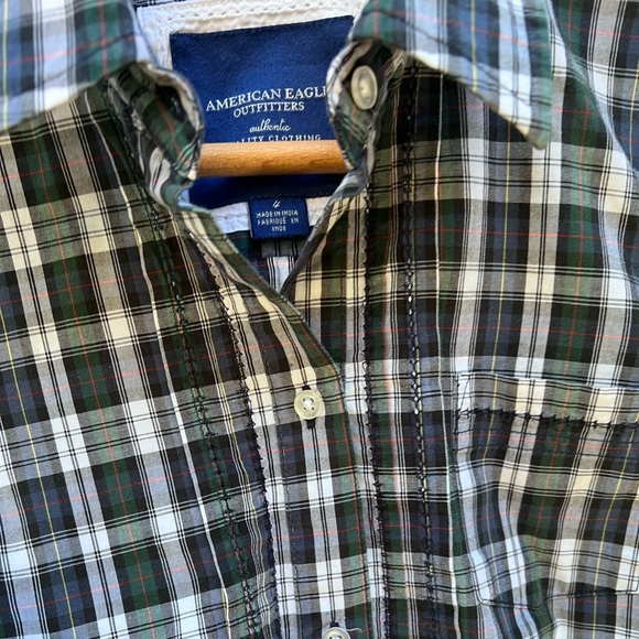 American Eagle Outfitters EUC button down shirt Size 4 - Picture 3 of 5